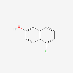 Chemical structure of 1-Chloro-6-naphthol