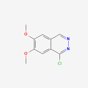 Chemical structure of 1-Chloro-6,7-dimethoxyphthalazine