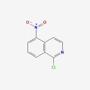 Chemical structure of 1-Chloro-5-nitroisoquinoline