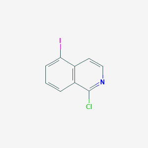 Chemical structure of 1-Chloro-5-iodoisoquinoline
