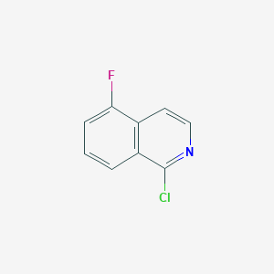 Chemical structure of 1-Chloro-5-fluoroisoquinoline