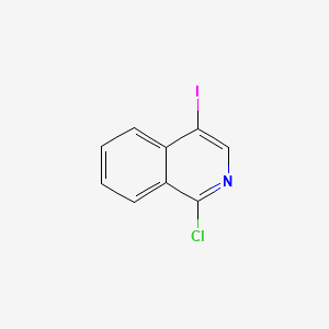 Chemical structure of 1-Chloro-4-iodoisoquinoline