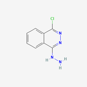 Chemical structure of 1-Chloro-4-hydrazinophthalazine