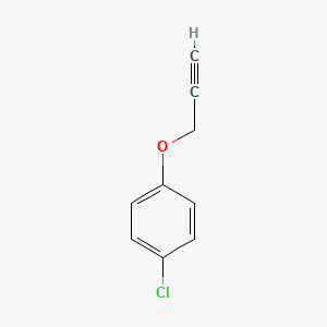 Chemical structure of 1-Chloro-4-(prop-2-yn-1-yloxy)benzene