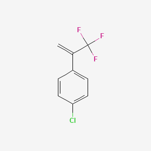 Chemical structure of 1-Chloro-4-(3,3,3-trifluoroprop-1-en-2-yl)benzene