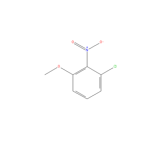 Chemical structure of 1-Chloro-3-methoxy-2-nitrobenzene
