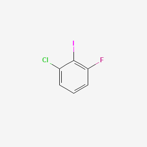 Chemical structure of 1-Chloro-3-fluoro-2-iodobenzene
