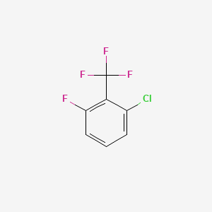 Chemical structure of 1-Chloro-3-fluoro-2-(trifluoromethyl)benzene