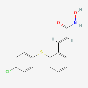 Chemical structure of 1-Chloro-3-(isocyano(tosyl)methyl)benzene