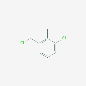 Chemical structure of 1-Chloro-3-(chloromethyl)-2-methylbenzene