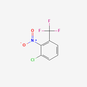 Chemical structure of 1-Chloro-2-nitro-3-(trifluoromethyl)benzene