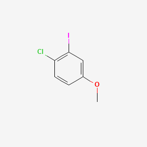 Chemical structure of 1-Chloro-2-iodo-4-methoxybenzene