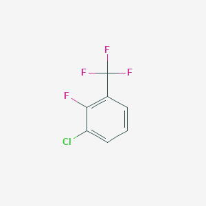 Chemical structure of 3-Chloro-2-fluorobenzotrifluoride