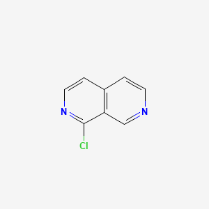 Chemical structure of 1-Chloro-2,7-naphthyridine