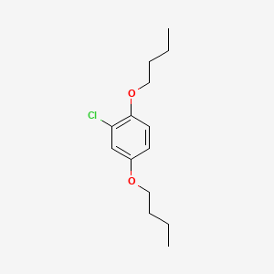 Chemical structure of 1-Chloro-2,5-dibutoxybenzene