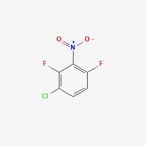 Chemical structure of 1-Chloro-2,4-difluoro-3-nitrobenzene