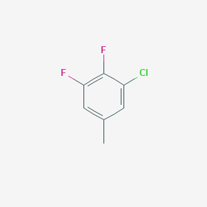 Chemical structure of 1-CHloro-2,3-difluoro-5-methylbenzene