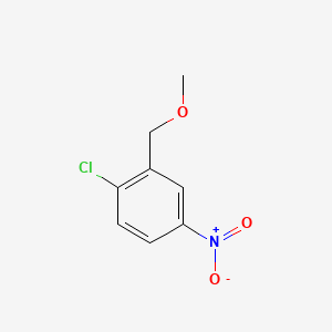 Chemical structure of 1-Chloro-2-(methoxymethyl)-4-nitrobenzene