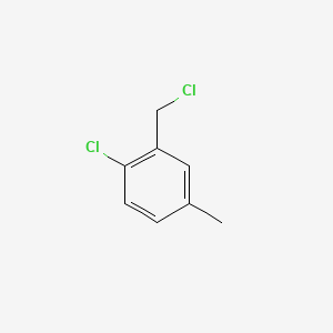 Chemical structure of 1-Chloro-2-(chloromethyl)-4-methylbenzene