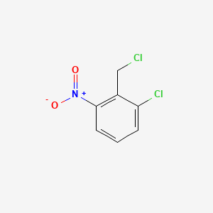 Chemical structure of 1-Chloro-2-(chloromethyl)-3-nitrobenzene
