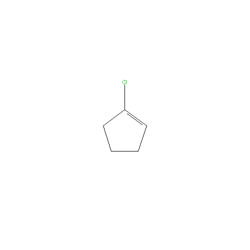 Chemical structure of 1-Chloro-1-cyclopentene
