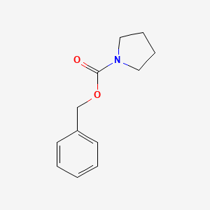 Chemical structure of 1-Cbz-pyrrolidine