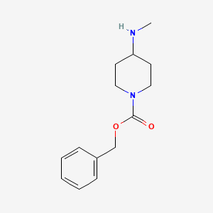 Chemical structure of 1-Cbz-4-Methylaminopieridine