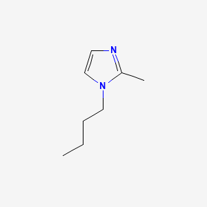 Chemical structure of 1-Butyl-2-methyl-1H-imidazole