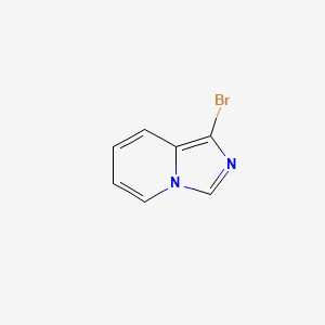 Chemical structure of 1-Bromoimidazo[1,5-a]pyridine