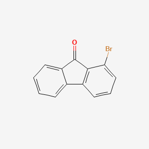 Chemical structure of 1-bromo-9H-fluoren-9-one