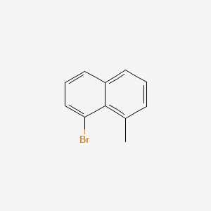 Chemical structure of 1-Bromo-8-methylnaphthalene