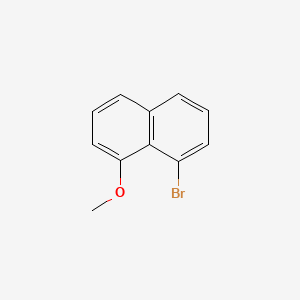 Chemical structure of 1-Bromo-8-methoxynaphthalene