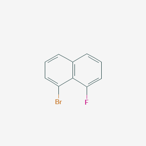 Chemical structure of 1-Bromo-8-fluoronaphthalene
