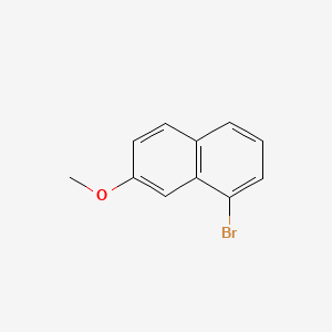 Chemical structure of 1-Bromo-7-methoxynaphthalene