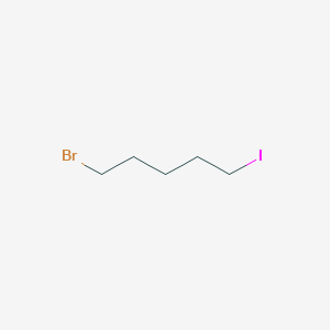 Chemical structure of 1-Bromo-5-iodopentane