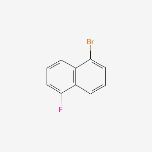 Chemical structure of 1-Bromo-5-fluoronaphthalene