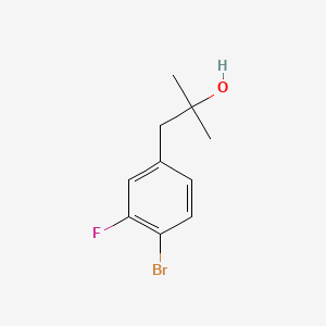 Chemical structure of 1-Bromo-4-fluoro-5-isopropyl-2-methoxybenzene