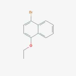 Chemical structure of 1-Bromo-4-ethoxynaphthalene