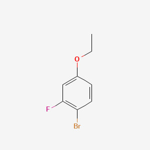 Chemical structure of 1-Bromo-4-ethoxy-2-fluorobenzene