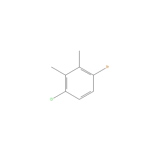 Chemical structure of 1-Bromo-4-chloro-2,3-dimethylbenzene