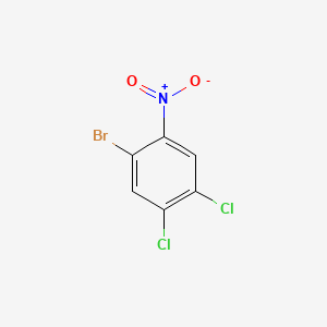Chemical structure of 1-Bromo-4,5-dichloro-2-nitrobenzene