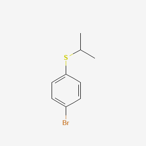 Chemical structure of 1-Bromo-4-(propan-2-ylsulfanyl)benzene
