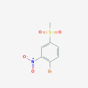 Chemical structure of 2-Bromo-5-methylsulfonylnitrobenzene