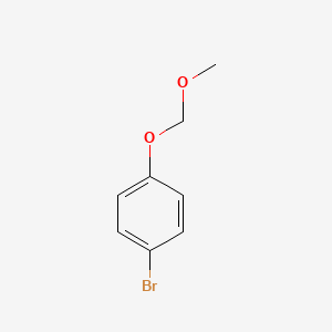 Chemical structure of 1-Bromo-4-(methoxymethoxy)benzene