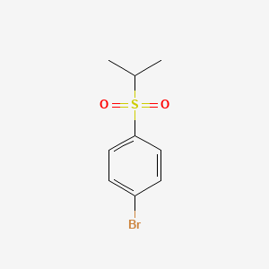 Chemical structure of 1-Bromo-4-(isopropylsulfonyl)benzene