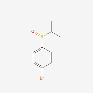 Chemical structure of 1-Bromo-4-(isopropylsulfinyl)benzene