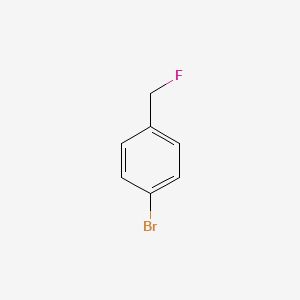 Chemical structure of 1-Bromo-4-(fluoromethyl)benzene