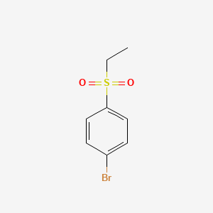 Chemical structure of 1-Bromo-4-(ethylsulfonyl)benzene