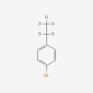 Chemical structure of 4-(Ethyl-d5)bromobenzene