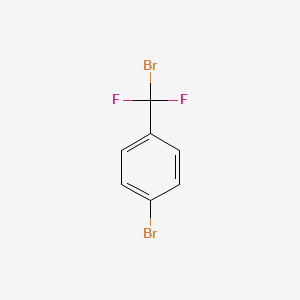 Chemical structure of 1-Bromo-4-(bromodifluoromethyl)benzene